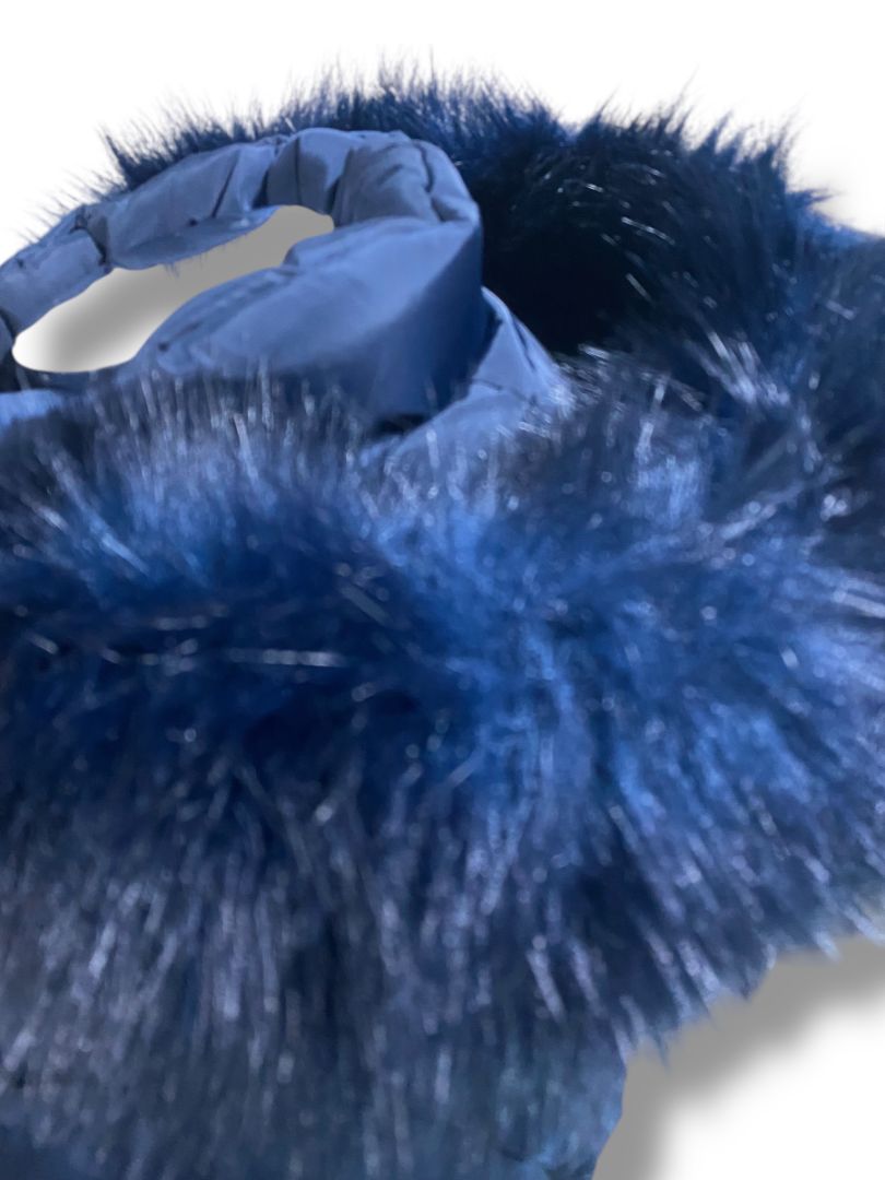 Small Tommy Hilfiger Womens Navy Blue Puffer Coat Removable Hood