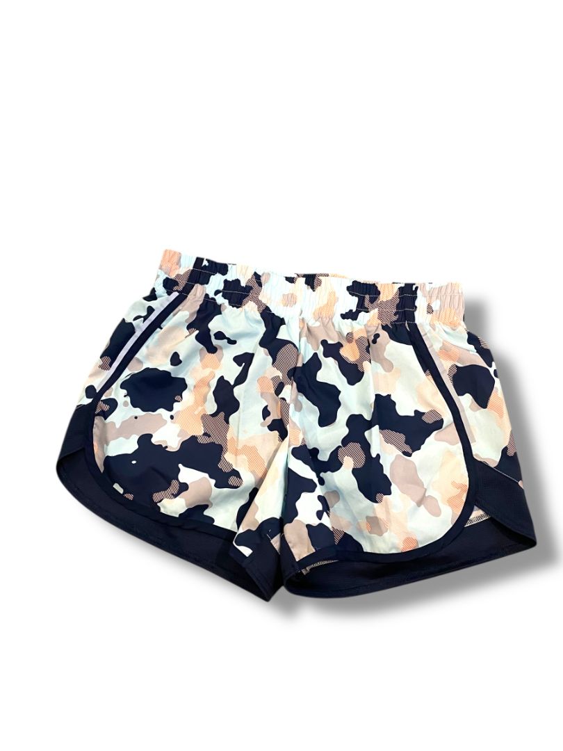 Size XL (14-16) Plus Athletic Works Girls Youth Running Shorts with Lining Undershorts