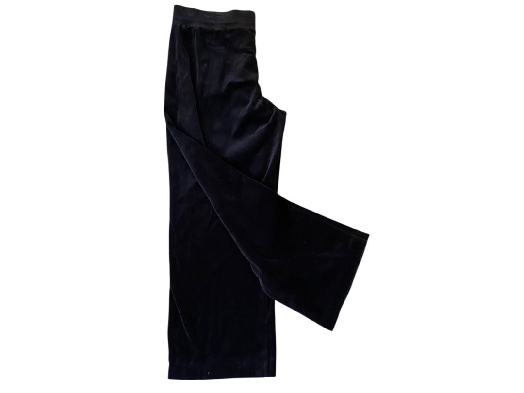 Size Large Style & Co Sport Black Velour Womens Pull On Pants