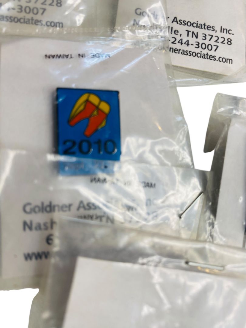 Lot of 6 Lapel Pins Sun Fest Wing Assorted Years New Goldner Associates