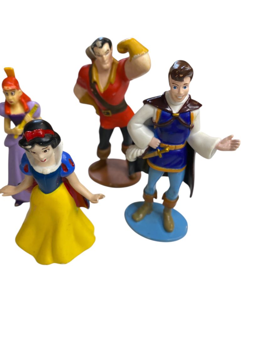 Lot of 6 Assorted Disney Princess and Prince Figurines 3-4"