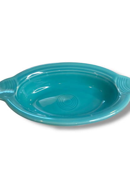Fiesta Individual Casserole Dish Homer Laughlin 9.25" Turquoise