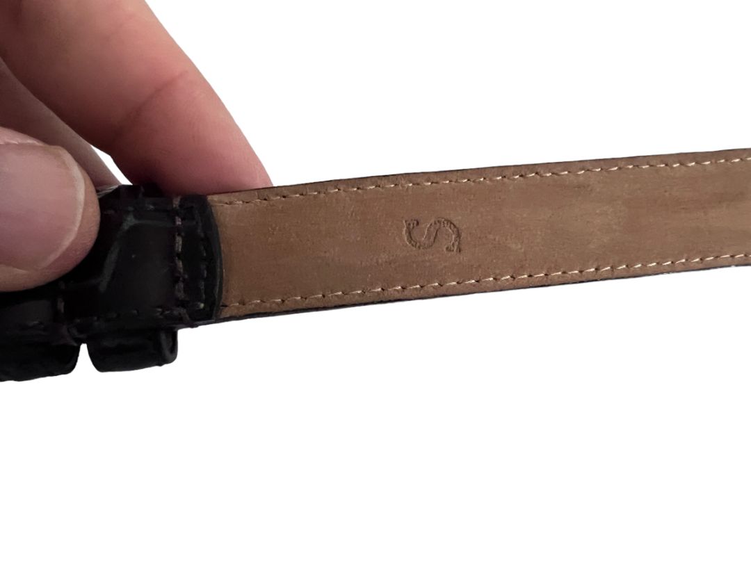 Small WCM New York Croc Italian Calfskin Women's Belt USA