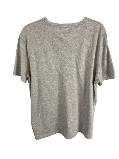 Large Polo Ralph Lauren Men's Gray Short Sleeve Tshirt Cottton