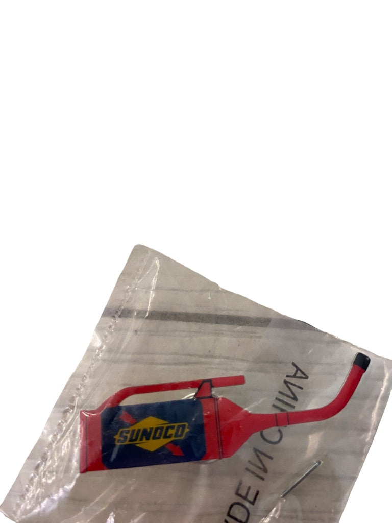 Sunoco Lapel Pin New Race Car Fuel 2" Can Red Promtional