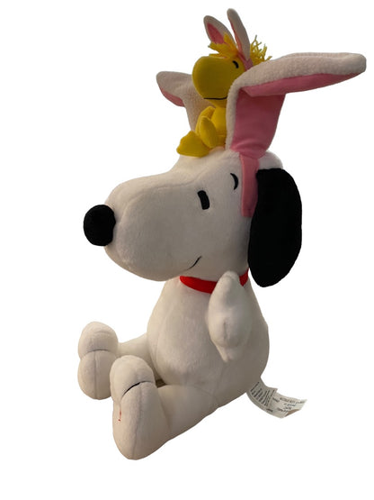 Hallmark Snoopy and Woodstock Musical Dancing Plush Working Animated 13"h Flappy Easter