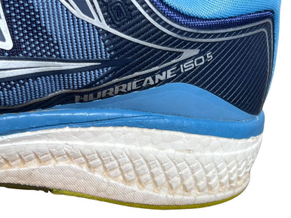 9.5 Saucony Hurricane ISO 5 Everrun Running Sneaker Blue Women's