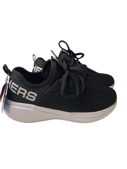 Size 4 Skechers Boys New Go Run Sneaker Black 97874L Machine Washable