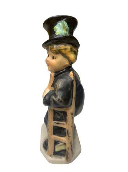 Vintage Friedel Bavaria Western Germany Chimney Sweep 6" Ceramic Figurine