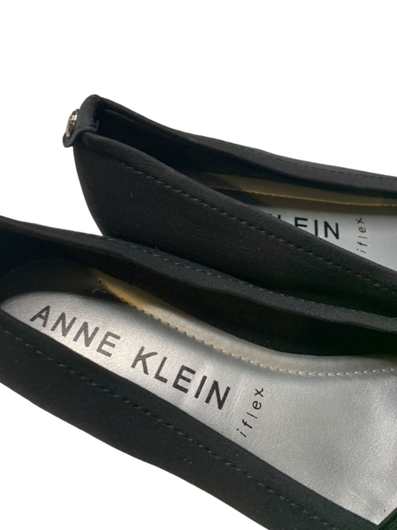 7.5M Anne Klein Oalise Ballet Womens Black Flats Dress Shoes