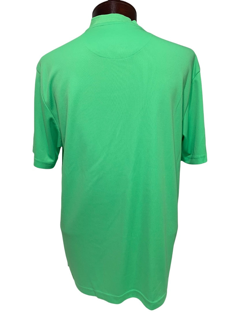 Large PGA Tour Bright Green Casual New Color Golf Shirt Mens New