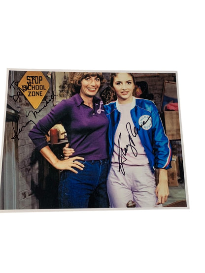 Penny Marshall Tracy Reiner Laverne & Shirley Autographed 8X10 Photo Signed Personalized