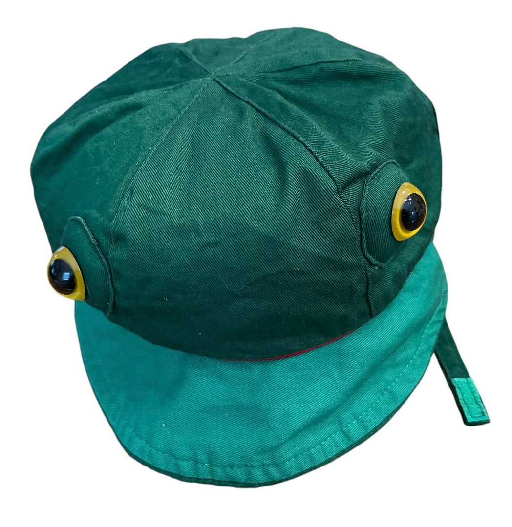 Size 2/3 Kidorable 2003 Lined Frog Hat 100% Cotton Chin Strap