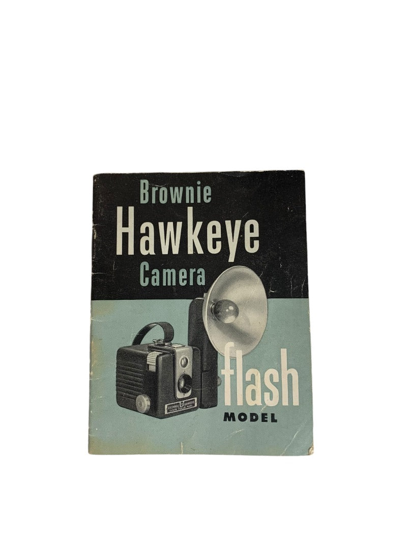 1950s Eastman Kodak Brownie Hawkeye Camera Flash Model Box Instructions