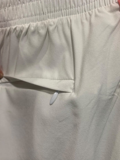 Medium Champion Womens New Running Varsity Shorts White Lined
