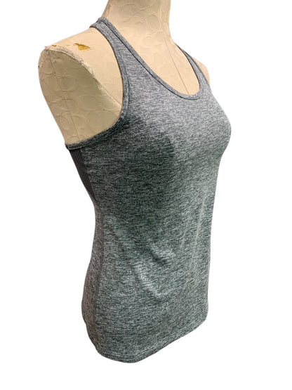 Small Nike Dri-Fit Womens Racerback Tank Athletic Heathered Gray