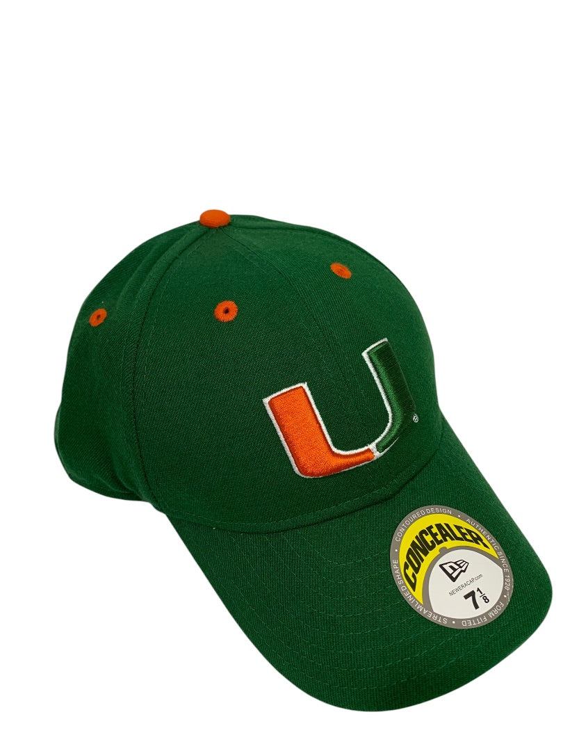 New Era Cap 7 1/8 Miami Hurricanes  Fitted Concealer Cap