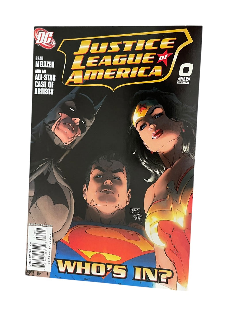 DC Justice League of America #0-2 Meltzer Benes Hope