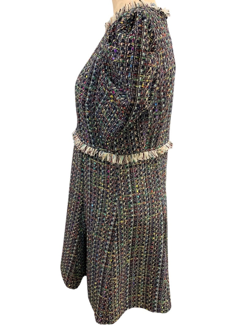 Large Fate Amelia Tweed Dress A-Line New Tulips