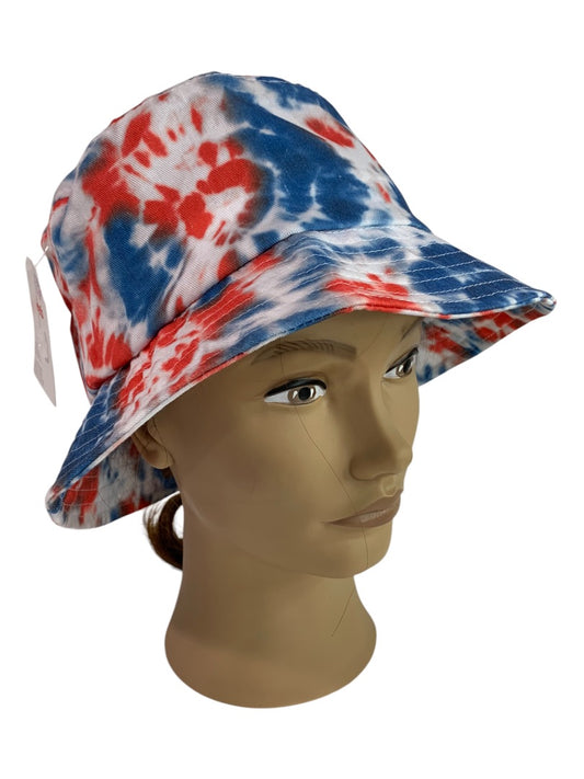 Small Claires New Bucket Hat Patriotic Tie Dye Fabric