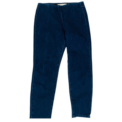 Large Soft Surroundings Womens Dark Wash Jeans Jeggings Stretch Denim Elastic Waist