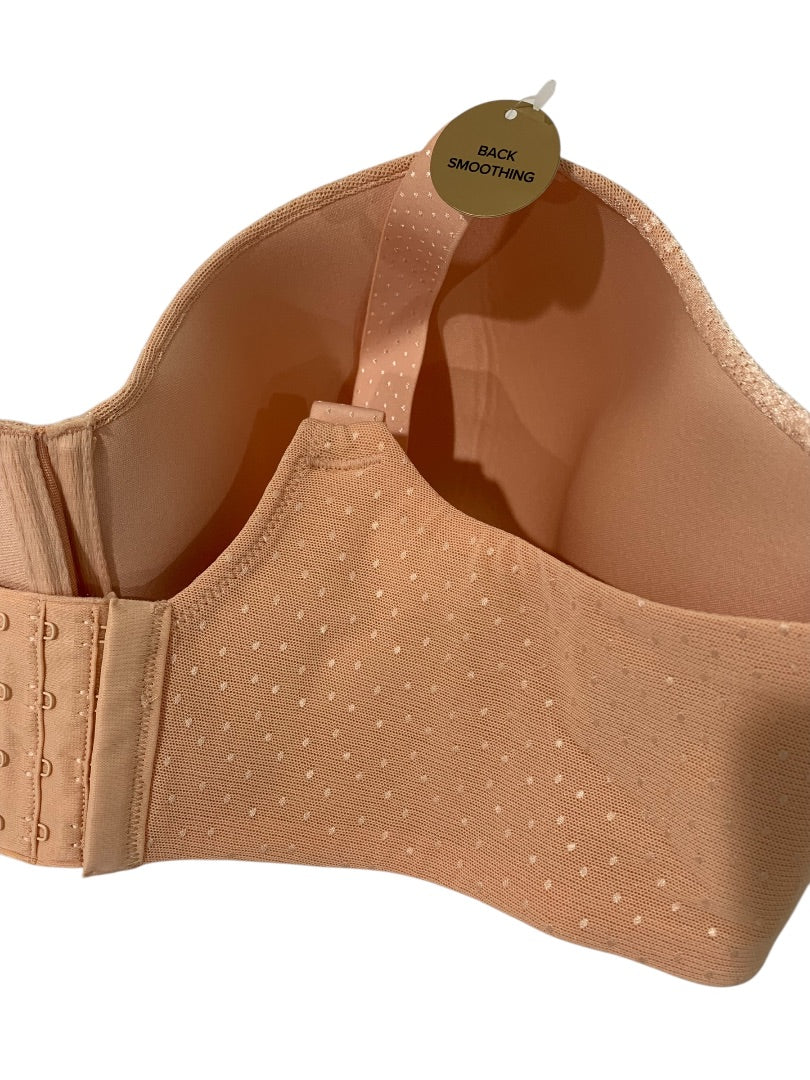42DDD Wacoal Back Appeal Tshirt Bra New Peach Lined Underwire 853303