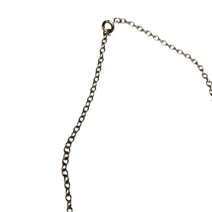 Vintage Jesus Sacred Heart Lightweight Pendant Necklace Goldtone Silvertone