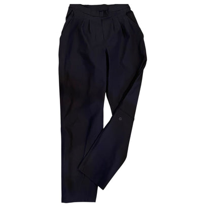 Size 4 LuLulemon Pull On Womens Black Trouser Pants High Rise