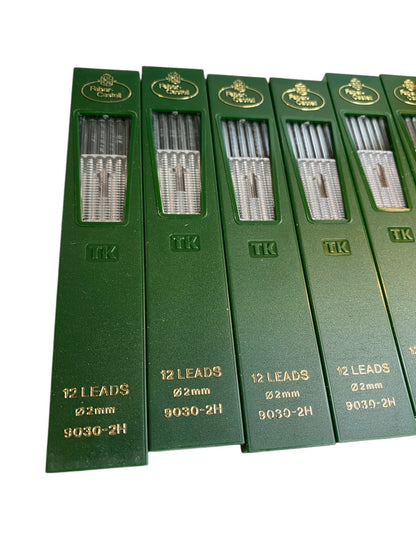 Faber-Castell 84 Drawing Leads (7 Packs of 12) 9030-2H Refills .2mm