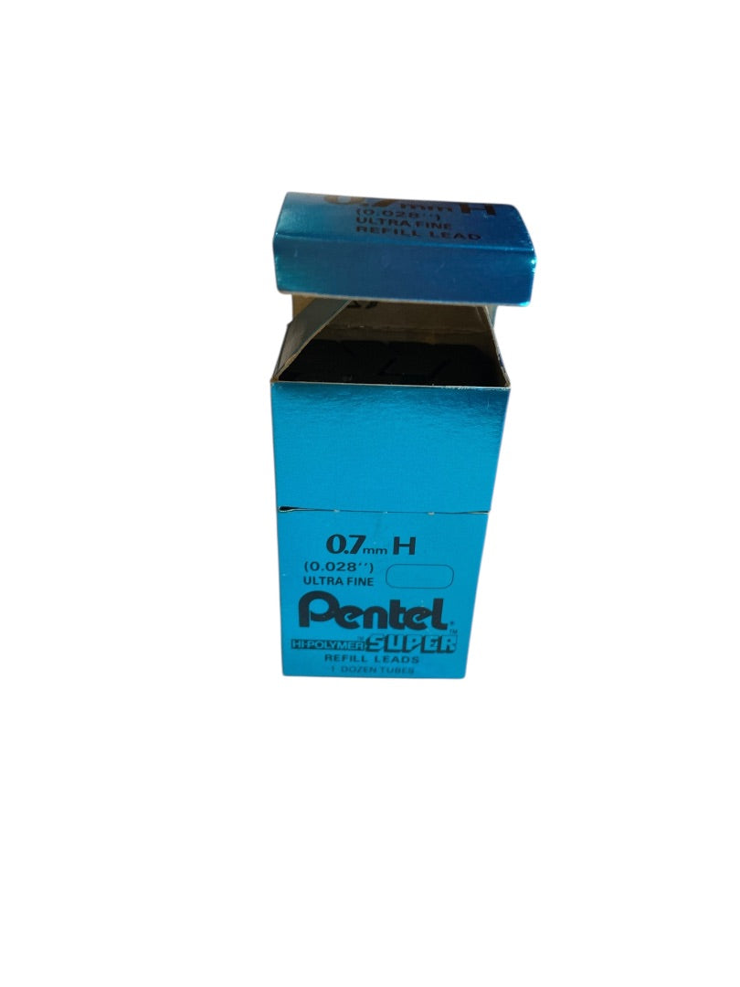 Pentel Super Refill Leads 11 Tubes .7mmH (0.028") Ultra Fine Hi-Polymer