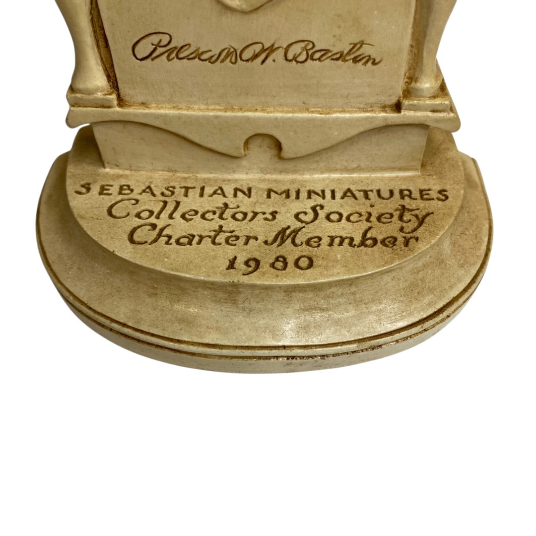 Sebastian Miniatures Collectors Society Charter Member 1980 Display