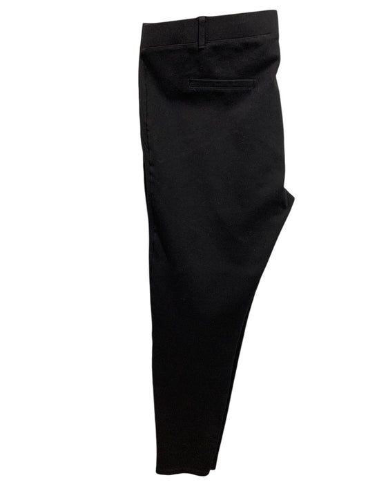2XL Betabrand Womens Ponte Knit Leggings Black Dress Pants