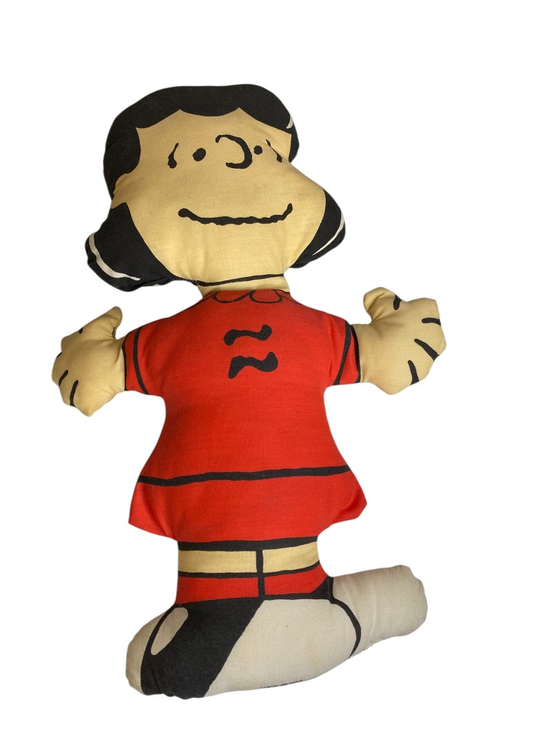 Vintage Lucy Peanuts Pillow Doll Fabric Kit Stuffed 17 Inch