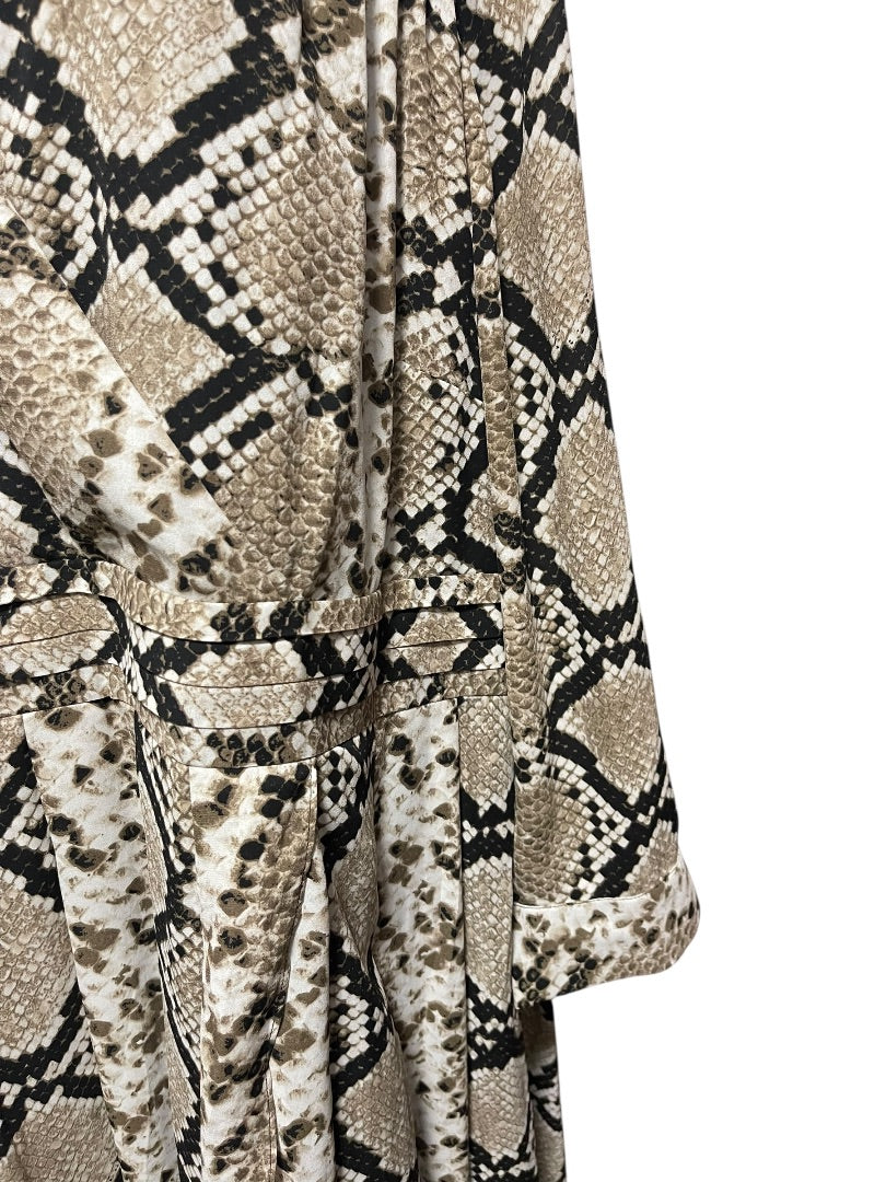 Size 24W INC INternational Concept Snakeskin Pattern Maxi Dress