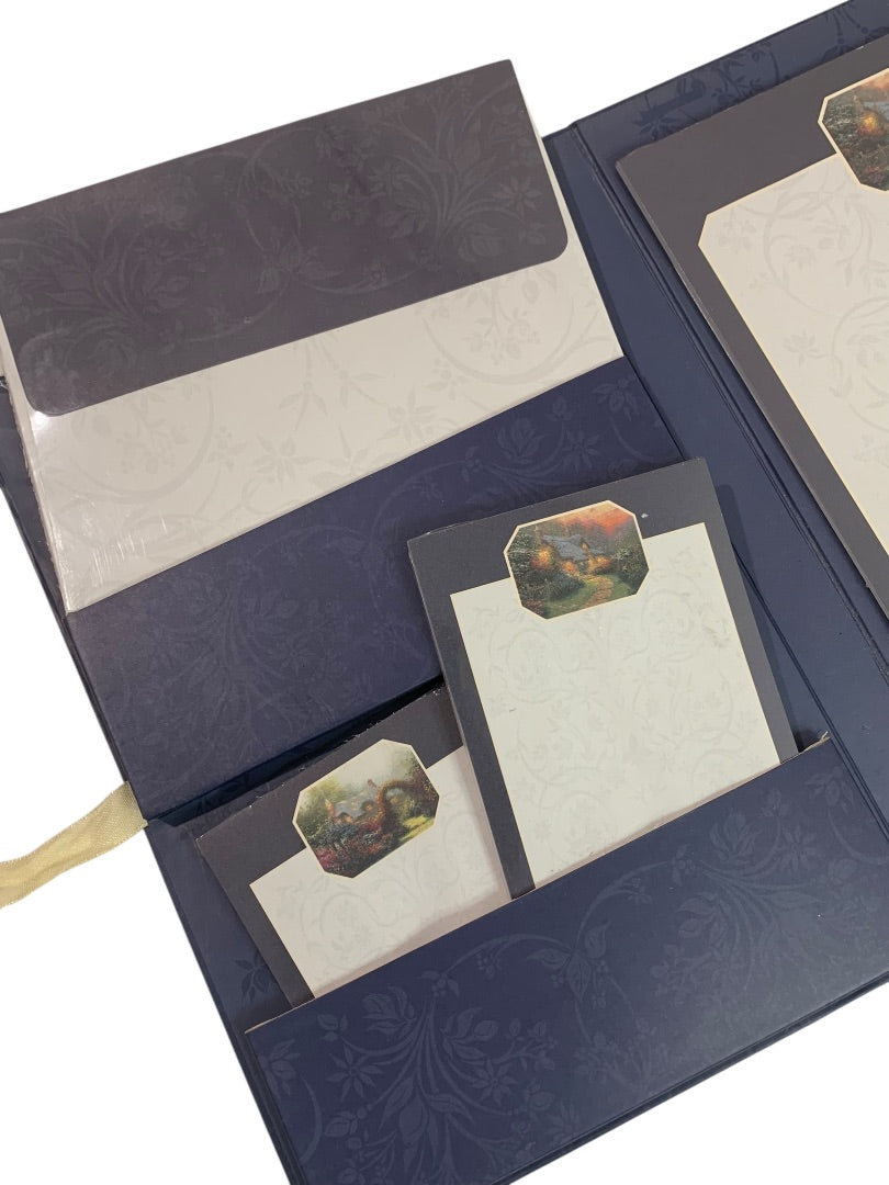 Thomas Kinkade Glorious Moments Stationery Portfolio Notepaper Envelopes Notelets
