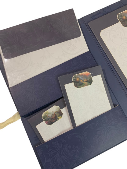 Thomas Kinkade Glorious Moments Stationery Portfolio Notepaper Envelopes Notelets