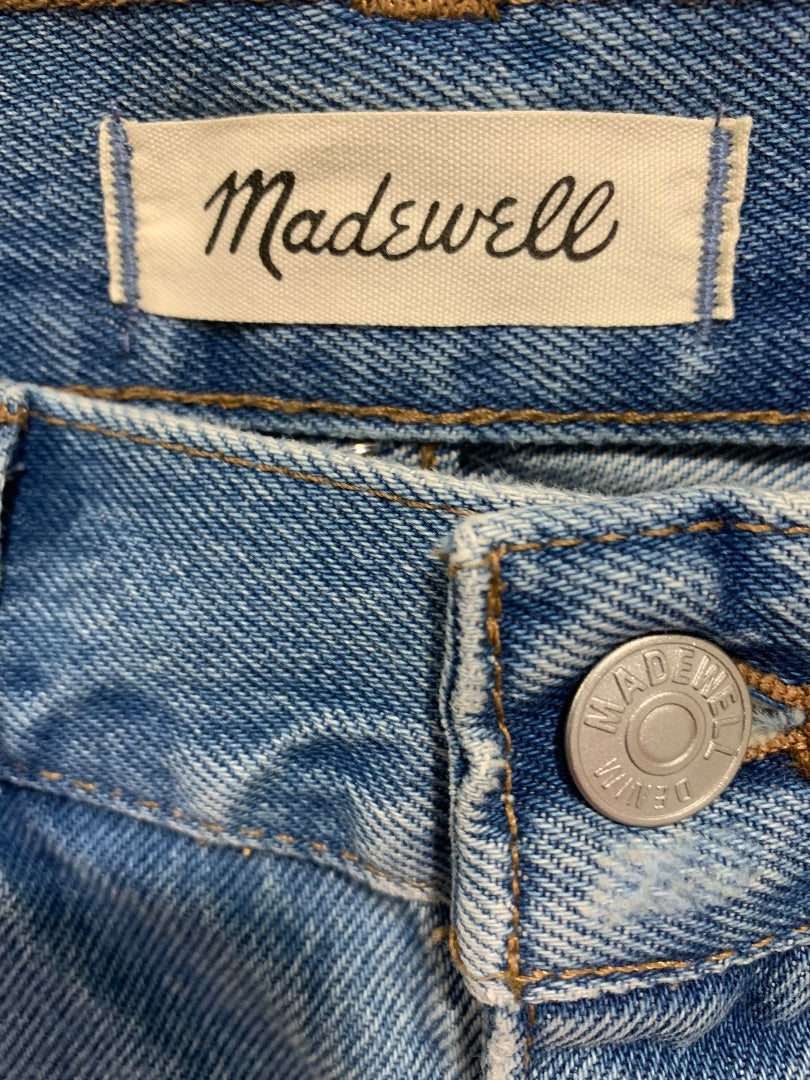 Size 26 Madewell New Womens Denim Jean Shorts Button Fly Relaxed Mid Rise