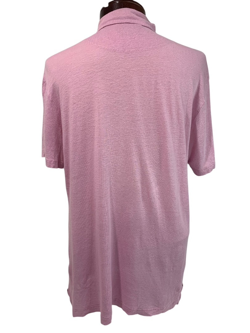 Medium Rodd & Gunn Mens Sports Fit Golf Polo Shirt Linen Blend Lavender
