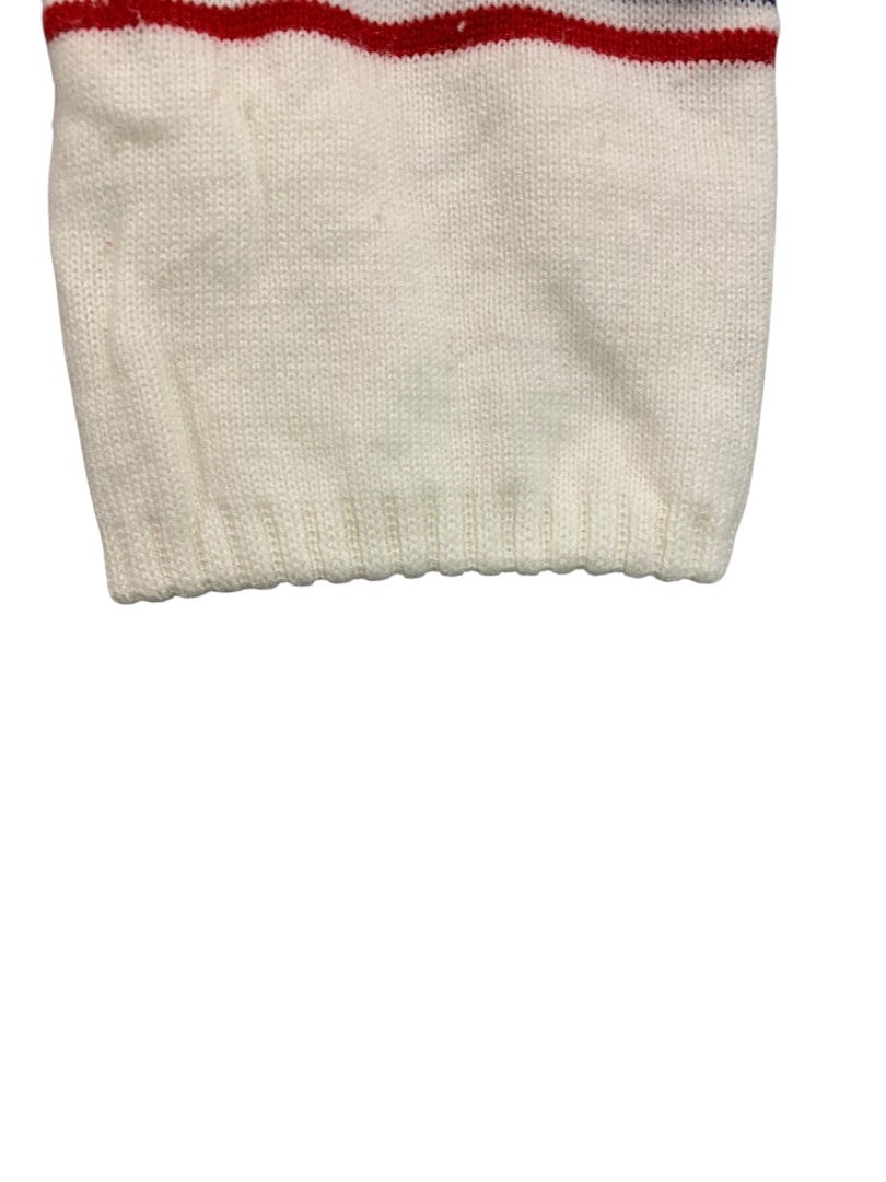 Vintage Ski Beanie Hat Pom Pom AAU-USA One Size Adult