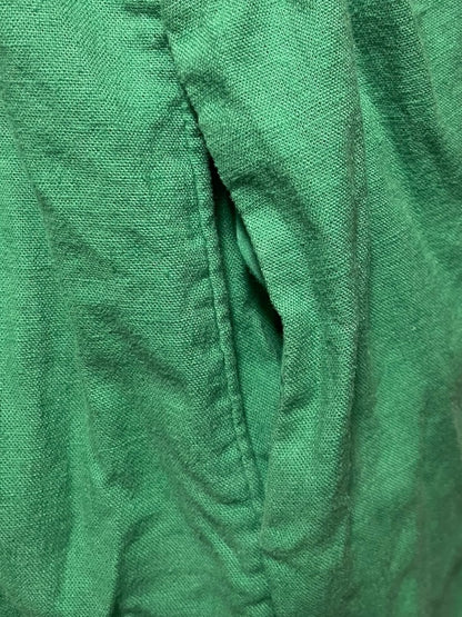 XXL Universal Thread Smocked Button Down Spaghetti Strap Dress Green