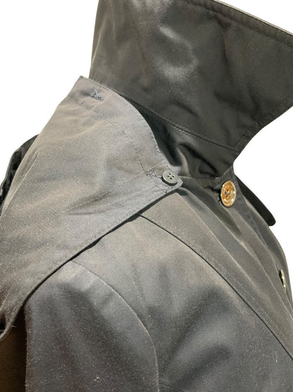 XS Michael Kors Womens Navy Blue Trench Coat with Removable Lining