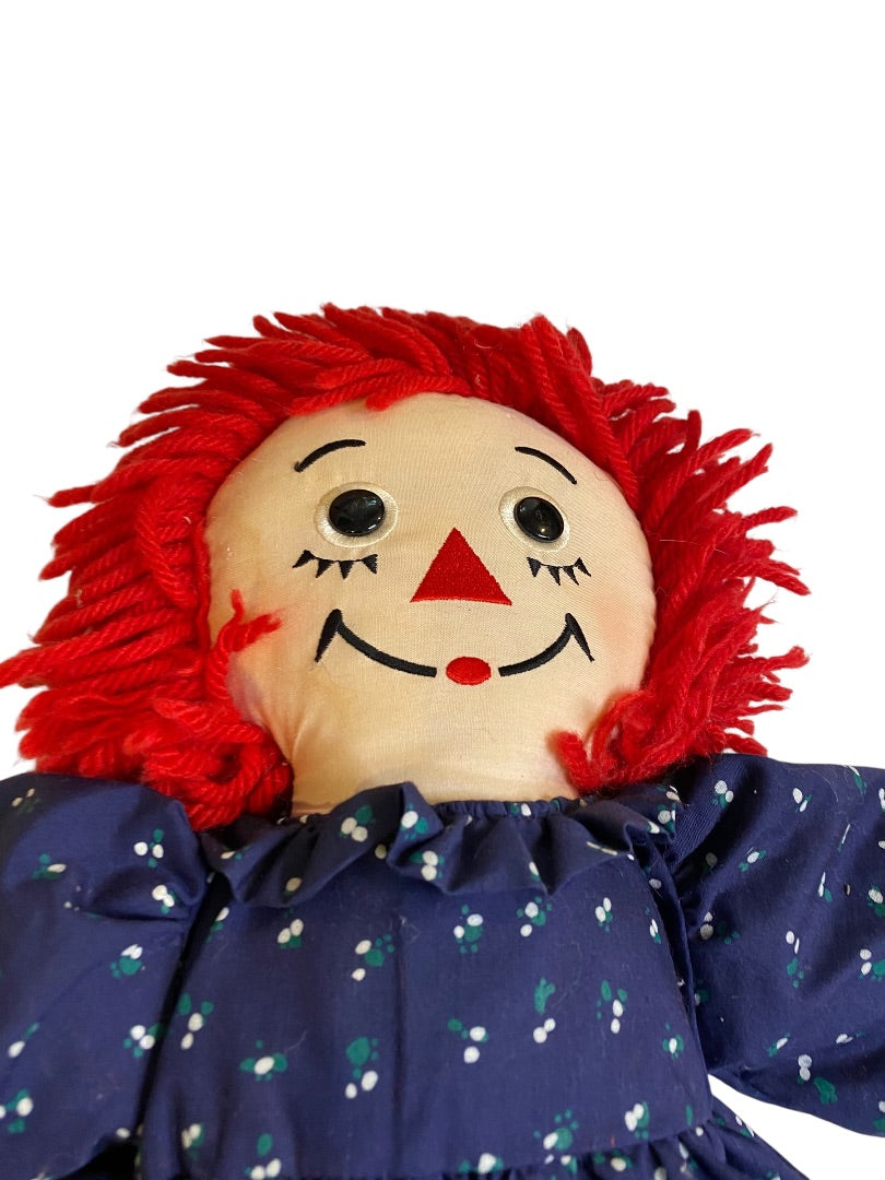 Vintage Dakin Raggedy Ann Doll Ragdoll 18" 85th Anniversary