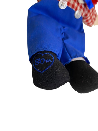 Vintage Small Raggedy Andy Rag Doll 8 Inch Applause