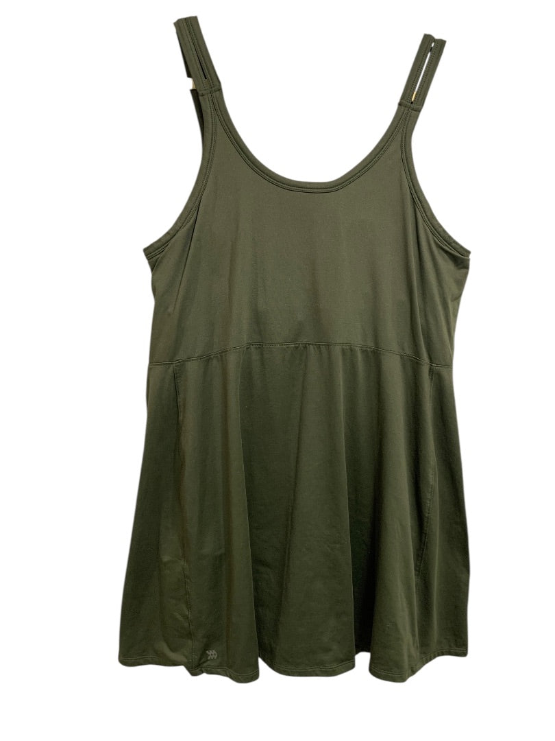 XXL All in Motion Womens Tennis Golf Dress Undershorts Sleeveless Dark Green