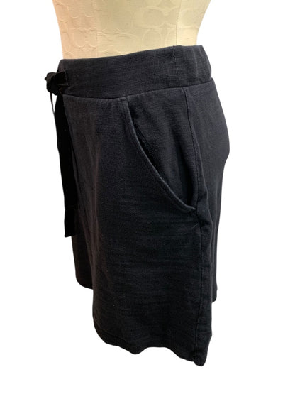 XS Loft Pull On Navy Blue Skirt Pockets Elastic Drawstring