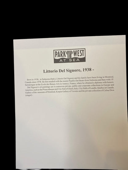 Littorio Del Signore La Porta St. Louis Quebec Seriolithograph & COA Numbered 1998