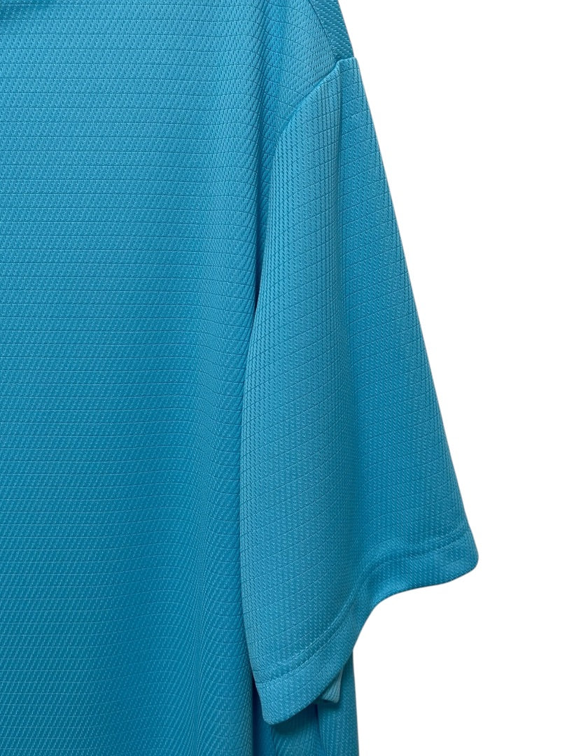 3XB Roundtree & Yorke Performance Golf Shirt Blue New