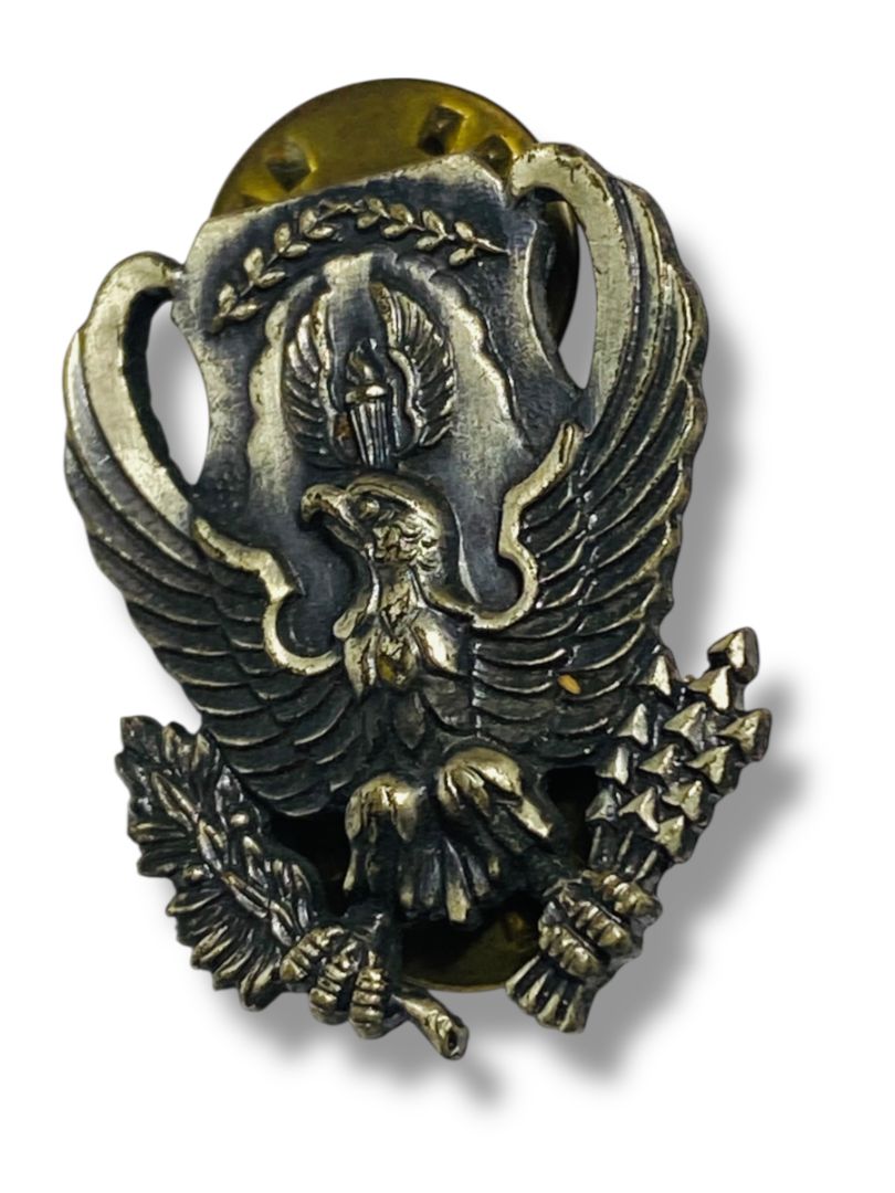 Vintage US Air Force ROTC Eagle Badge Pin 1" Silvertone