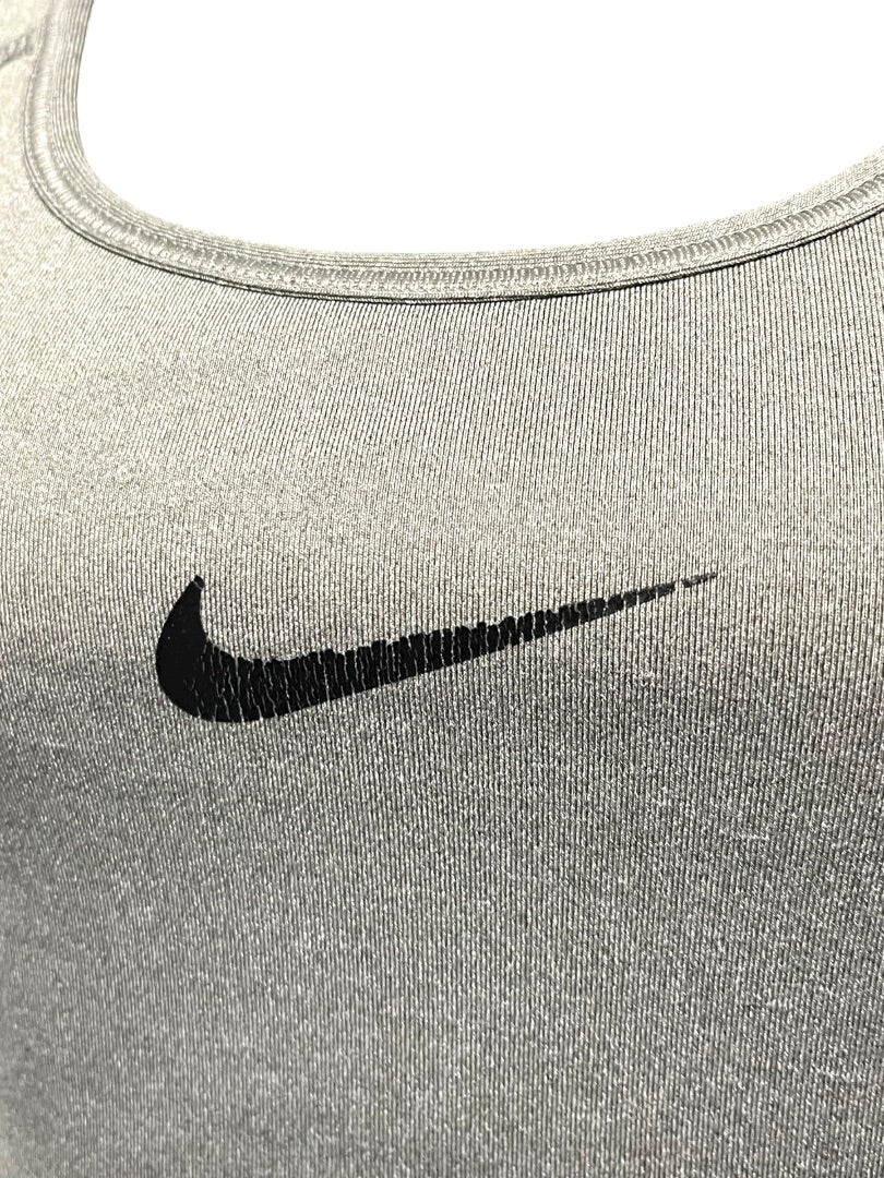 Medium Nike Dri Fit Sports Bra No Padding RN#56323 Gray