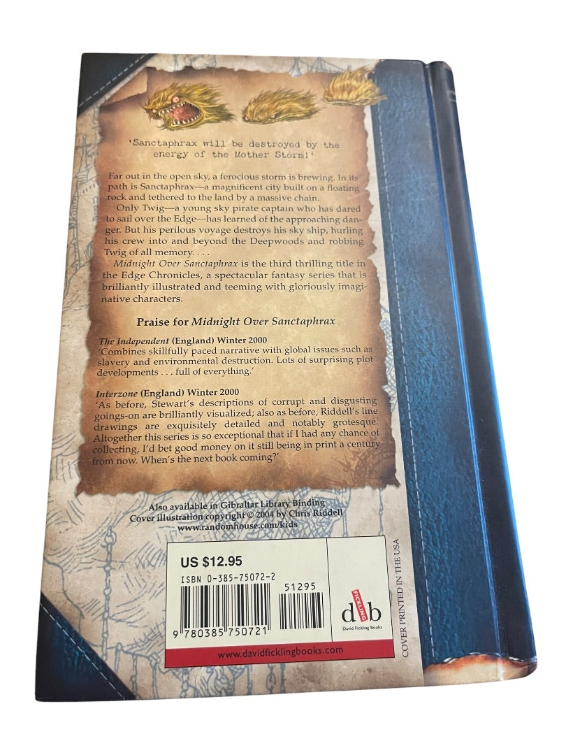 Set of 4 The Edge Chronicles Paul Stewart & Chris Riddell #1-4 Hardcover Books